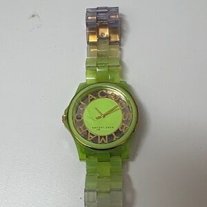 Marc Jacobs Green and Gold Women's Watch